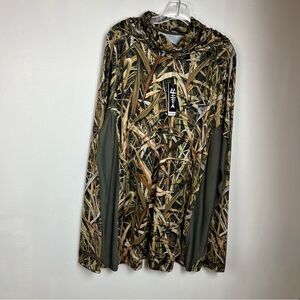 BASSDASH Men's UPF 50+ Lightweight Hunting Camo Hoodie Size 3XL